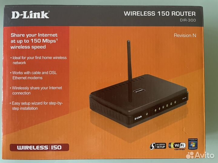 Wifi роутер D-Link DIR-300