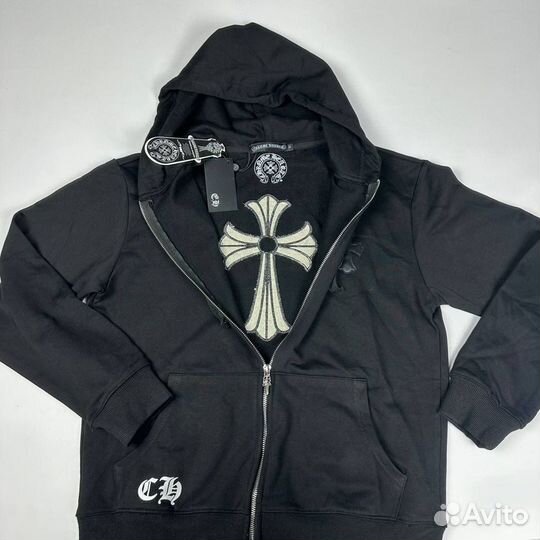 Зип худи chrome hearts