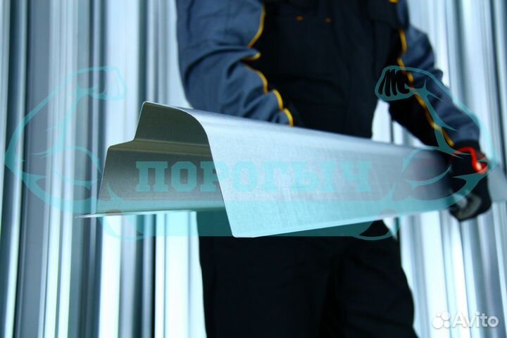 Ремотный порог Geely MK левый