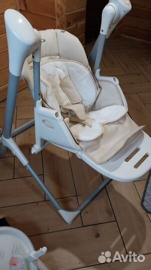 Стульчик для кормления babyton 2 в 1(качеля)