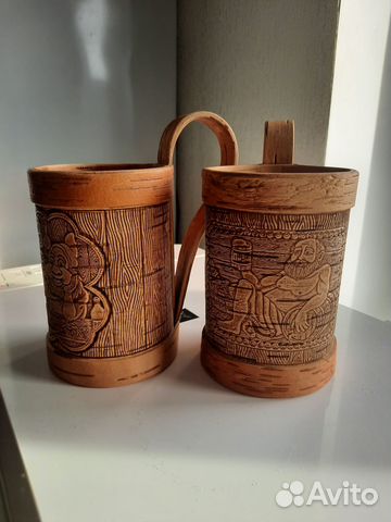 Кружка для пива из бересты