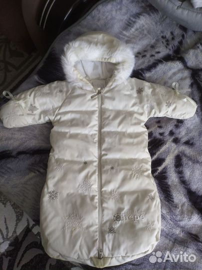 Зимний конверт в коляску