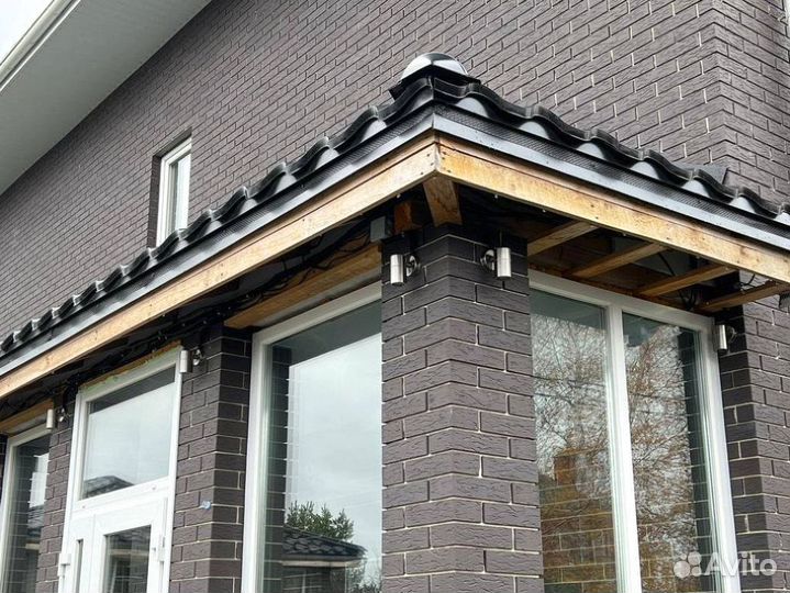 Облицовочный кирпич Коричневый Ликино-Дулёво