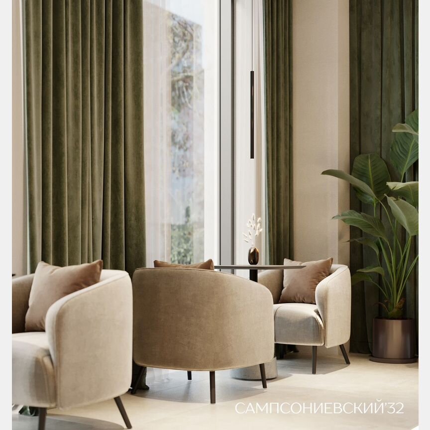 3-к. квартира, 97,5 м², 5/10 эт.
