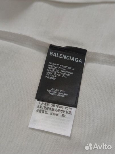 Футболка balenciaga black & white