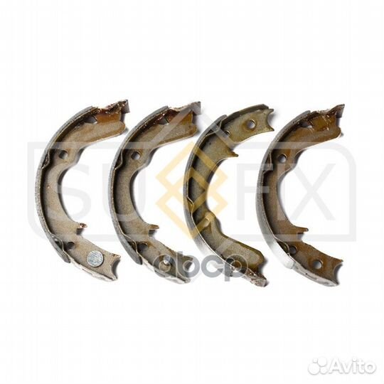Барабанные тормозные колодки зад прав/лев S