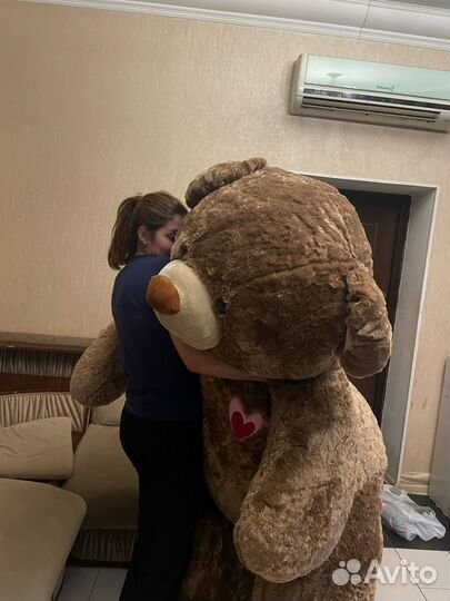 Плюшевый медведь 2 метра