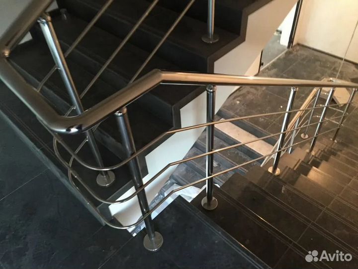 Перила поручни ограждения из нержавеющей стали