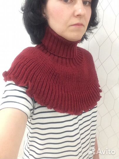 Новая манишка-воротник снуд шарф бафф