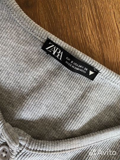 Кардиган zara серый