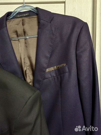 Мужской пиджак zara, размер 48м