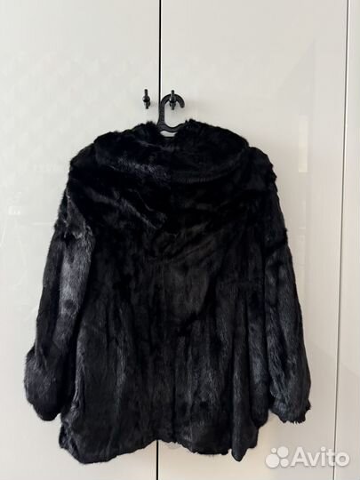 Шуба норковая с капюшоном 44 46