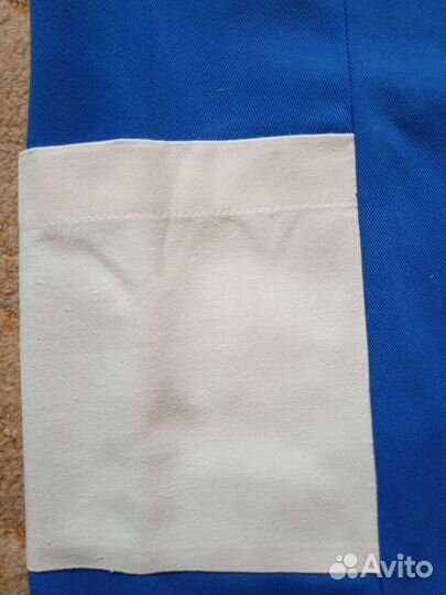 Халат рабочий женский синий