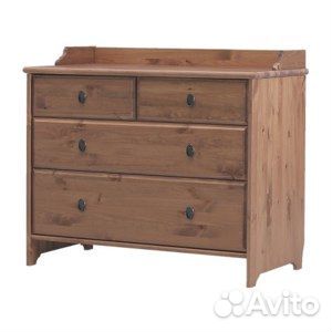 Комод IKEA Лексвик натуральное дерево