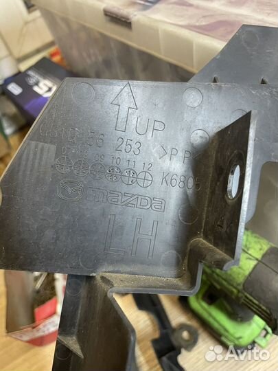 Mazda 6 gh воздуховод дефлектор радиатора