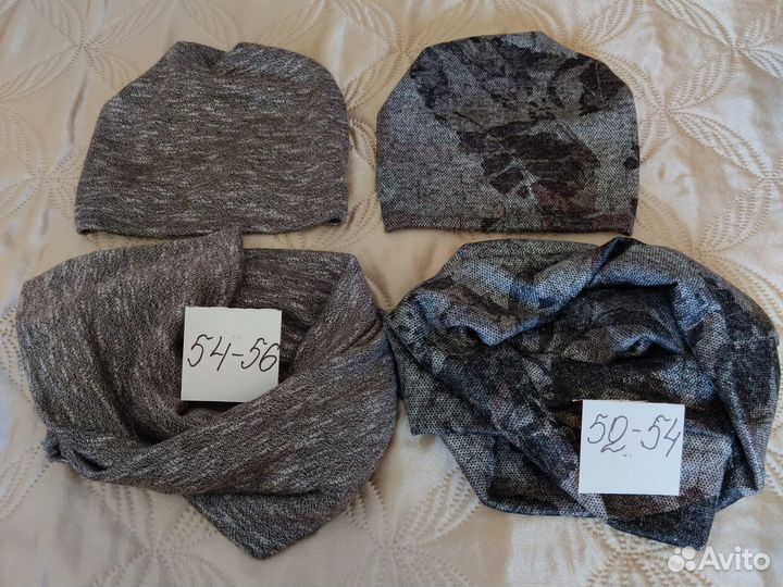 Комплект шапка и снуд