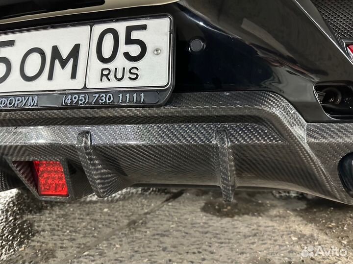 Gle 166 бампер задний карбон