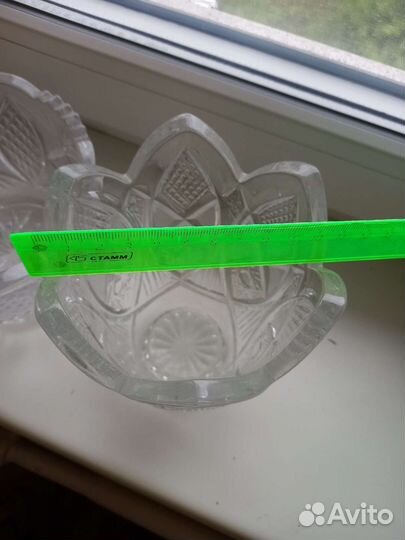 Хрустальная ваза под цветы. СССР