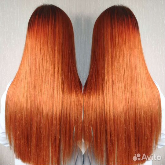 Кератиновое выпрямление кератин/ботокс полировка