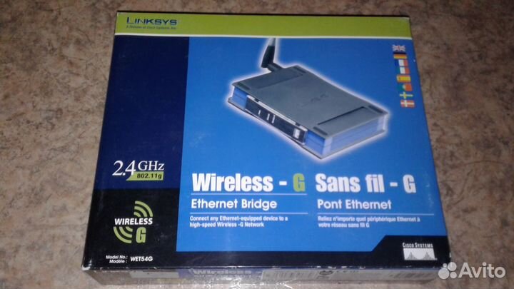 Точка доступа WI-FI Linksys WET54G