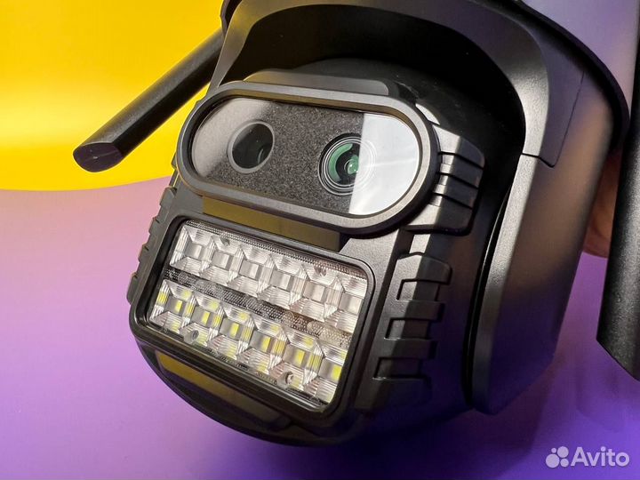 Камера видеонаблюдения wifi с 2 объективами icsee