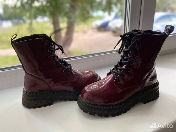 Ботинки демисезонные для девочки, размер 35
