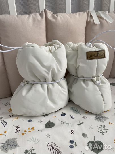 Варежки и пинетки зимние