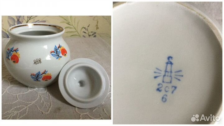 Чайник сахарница чашки СССР