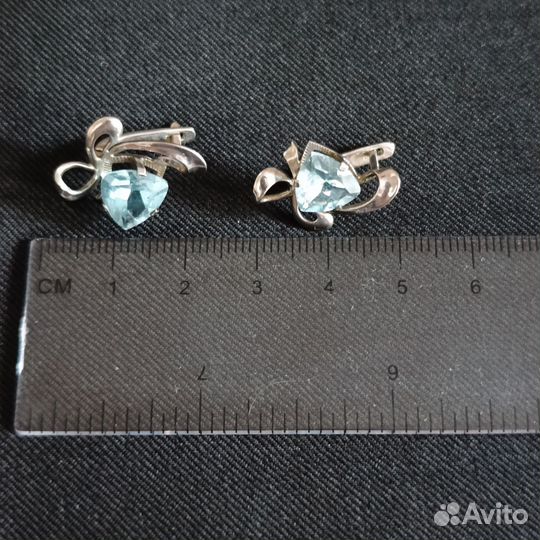 Украшения, серебро, топазы, родий, кораллы