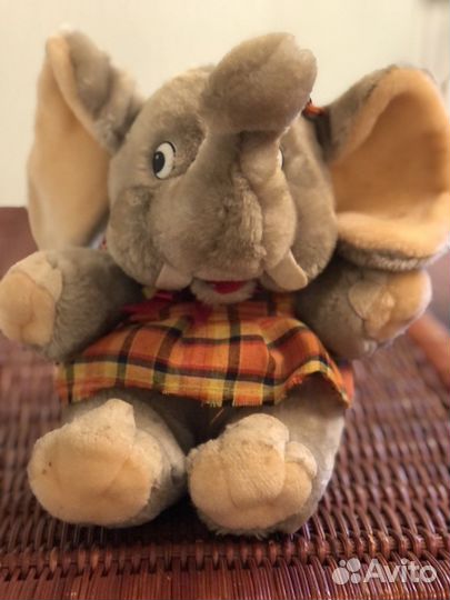 Мягкая игрушка винтаж СССР -Слоник