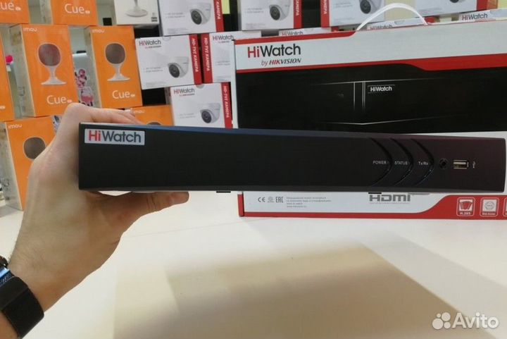 POE 8 каналов IP видеорегистратор DS-N308P(C)