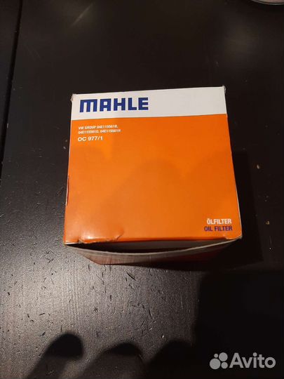 Фильтр масляный mahle