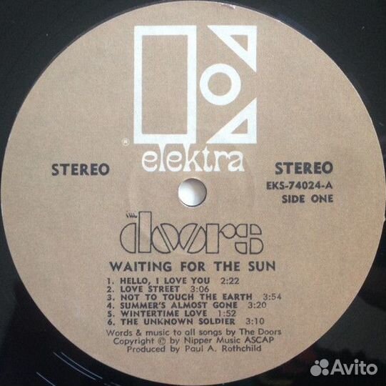 Виниловая пластинка The Doors waiting FOR THE SUN