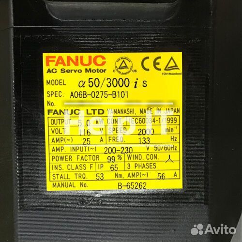 Серводвигатель Fanuc A06B-0275-B101