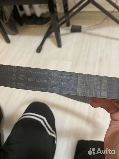 Оригинальный комплект ремня грм на рено каптюр 2.0