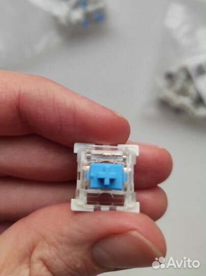 Синие свитчи Outemu 10 шт. (новые)