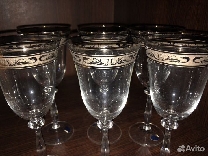 Бокалы для вина новый набор Богемия
