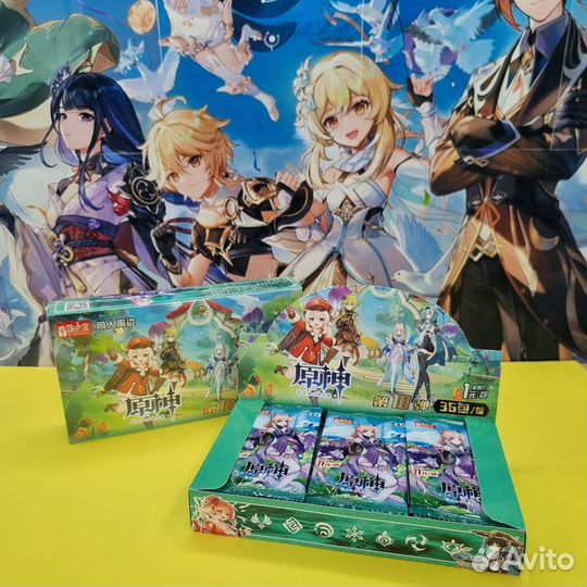 Карточки Аниме Геншин Импакт Кокоми