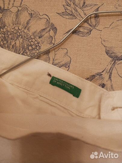 Юбка benetton лен италия