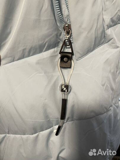 Пуховик женский длинный с капюшоном