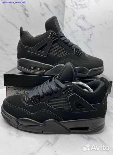 Кроссовки Nike Air Jordan 4 black cat