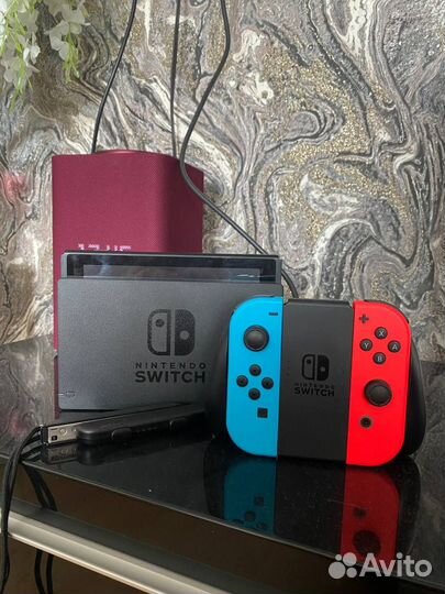 Nintendo Switch RED blue (referbished)
