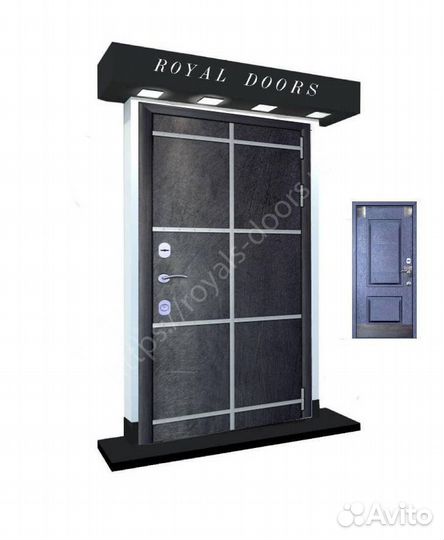 Входная металлическая дверь с терморазрывом