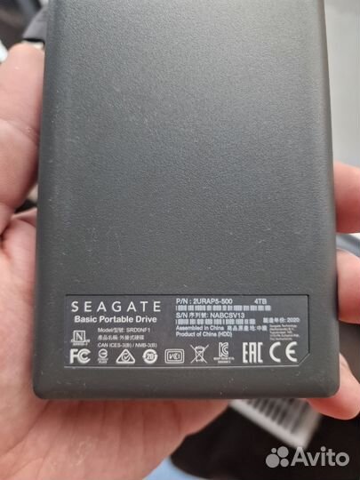 Внешний жёсткий диск 4tb Seagate