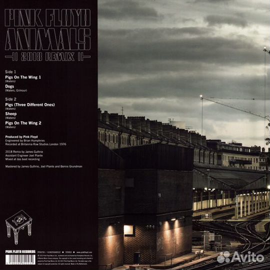 Виниловая пластинка pink floyd - animals 2018 remi