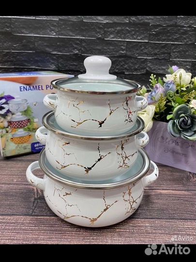 Набор кастрюль новый