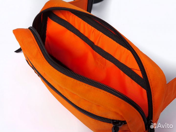 Поясная сумка оранжевая