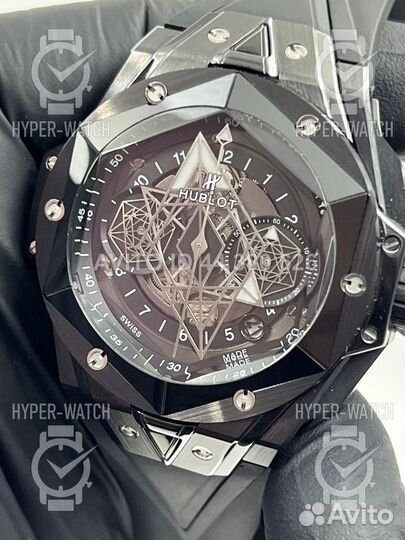 Часы Hublot Big Bang Sang Bleu II Black 418.CX.111