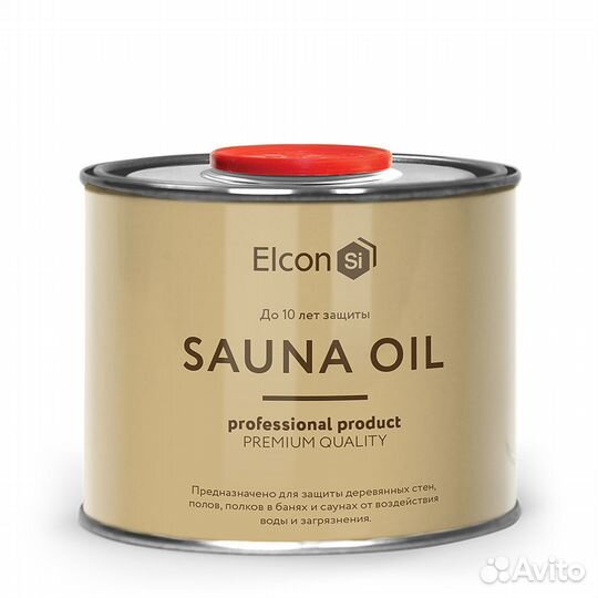 Масло для дерева (полков) Elcon Sauna Oil, 0,5 л