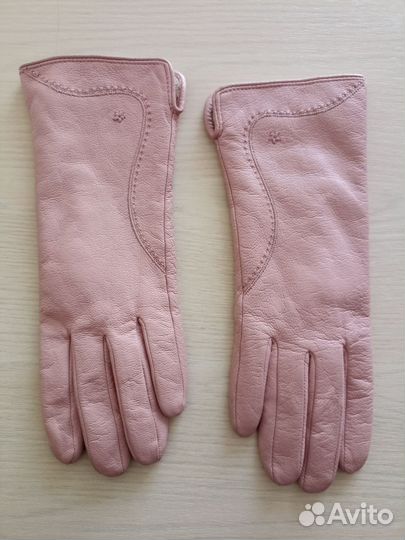 Перчатки женские кожаные